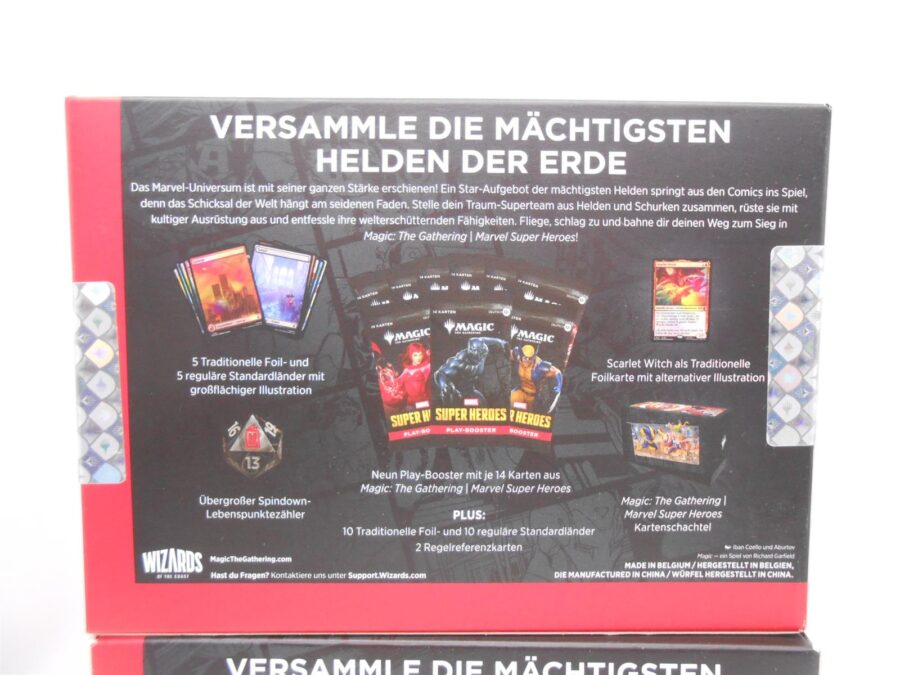 2x Magic the Gathering - Marvel Super Heroes Bundle Deutsch NEU & OVP