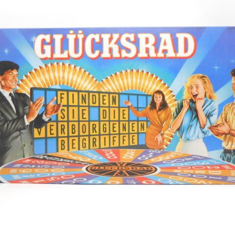 Glücksrad Brettspiel Gesellschaftsspiel Parker 1989 Das Spiel zur TV Show