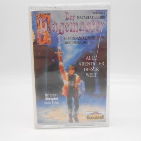 Kassette Der Pagemaster Original-Hörspiel Karussell Neu/ vorne beschädigt