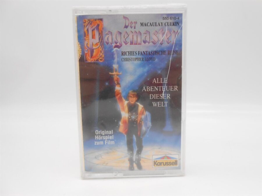 Kassette Der Pagemaster Original-Hörspiel Karussell Neu/ vorne beschädigt