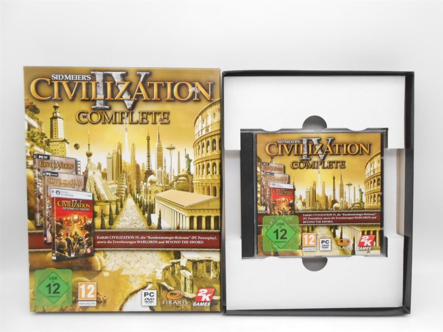 PC ZIVILIZATION 4 COMPLETE Deutsch "Big" Box