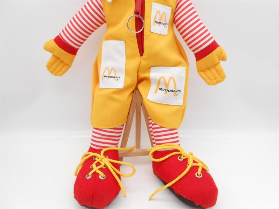 Ronald McDonald Plüschfigur Stoffpuppe Top Zustand Rarität 80er