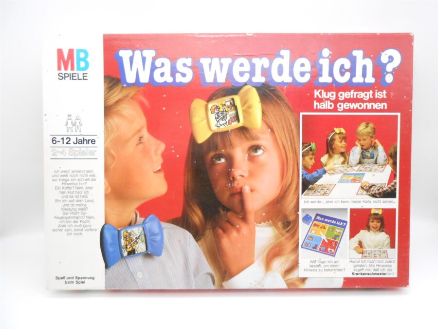 Was werde ich? Brettspiel Kinderspiel Vintage MB vollständig